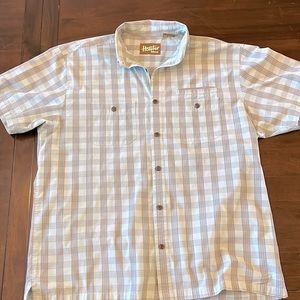 Howler Brothers, Size L, light green and grey pattern